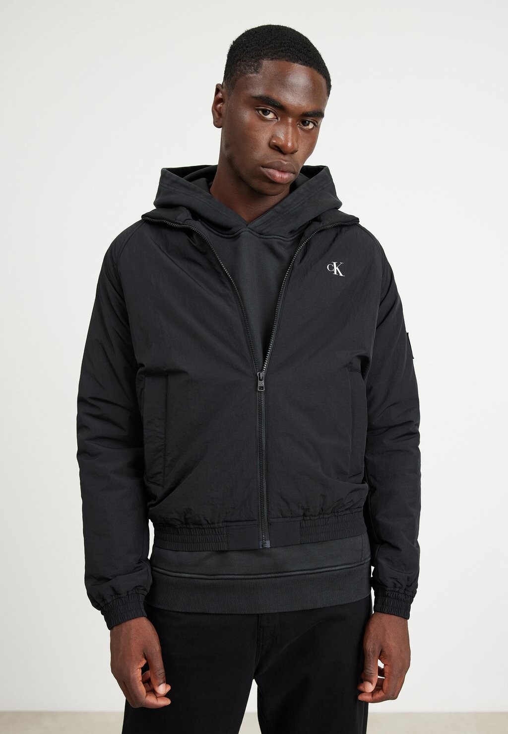 

Куртка Calvin Klein Jeans PADDED HARRINGTON, черный