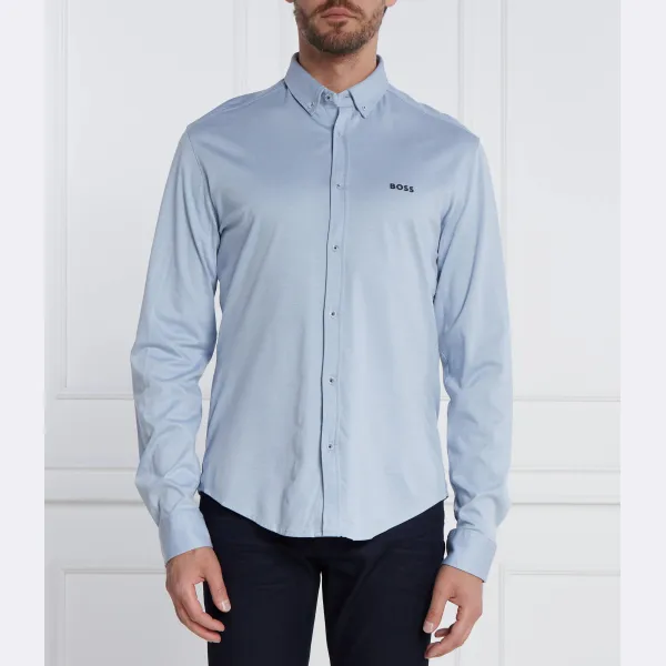 

Рубашка Biado r стандартного кроя Boss, синий