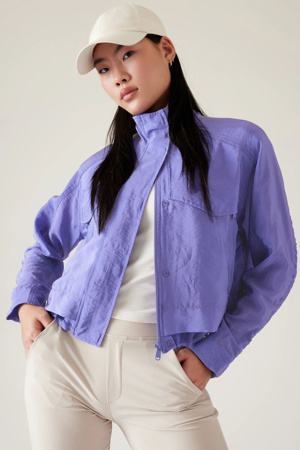 

Прибытие куртка Athleta, синий