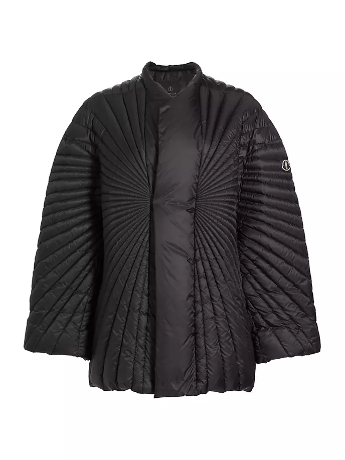 

Стеганый пуховик Radiance Rick Owens x Moncler Rick Owens, черный