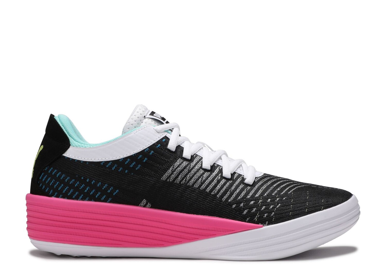 

Кроссовки Puma Clyde All-Pro 'Black Luminous Pink', черный