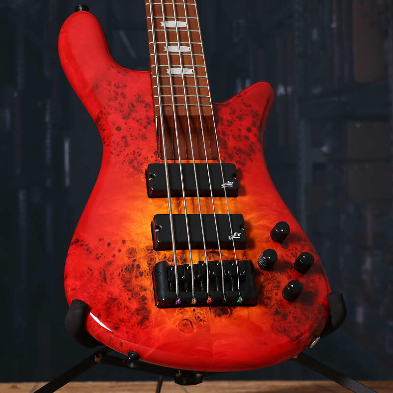 

Басс гитара Spector Euro Bolt 5 Electric Bass Guitar in Inferno Red Burst