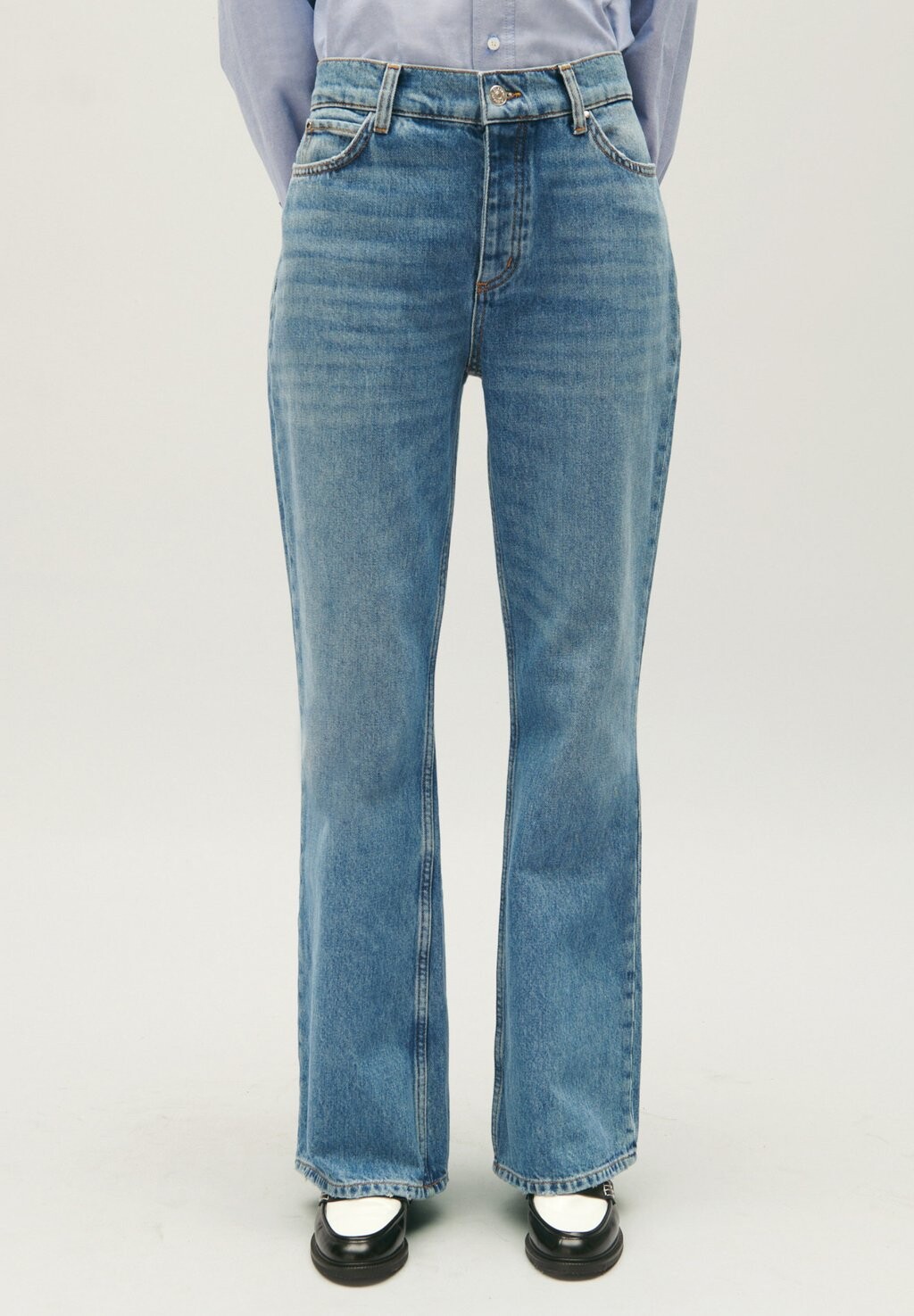 

Джинсы-сигареты Planete Claudie Pierlot, цвет denim mid blue