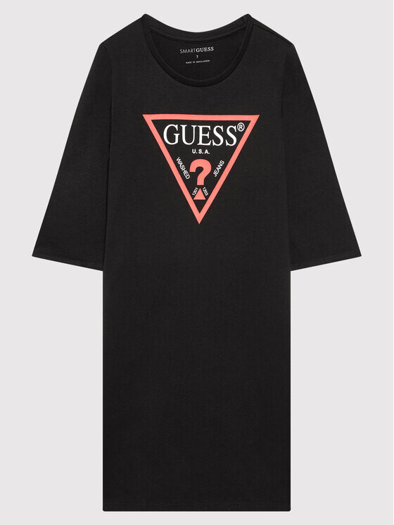 

Платье на каждый день, стандартного кроя Guess, черный