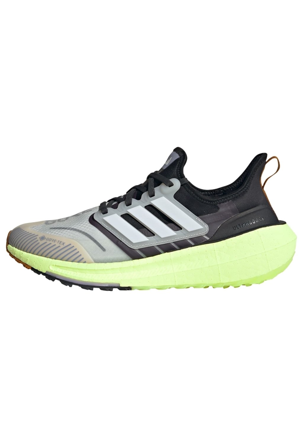 кроссовки для бега нейтрального цвета Ultraboost Gtx Adidas, цвет carbon cloud white green spark