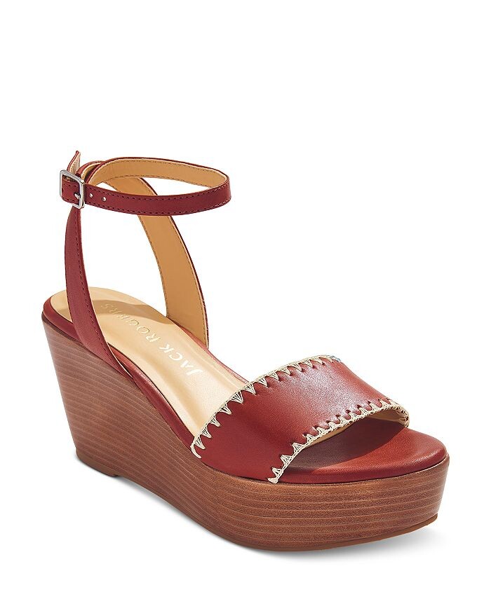 

Женские сандалии Flagler Stitch с круглым носком на танкетке Jack Rogers