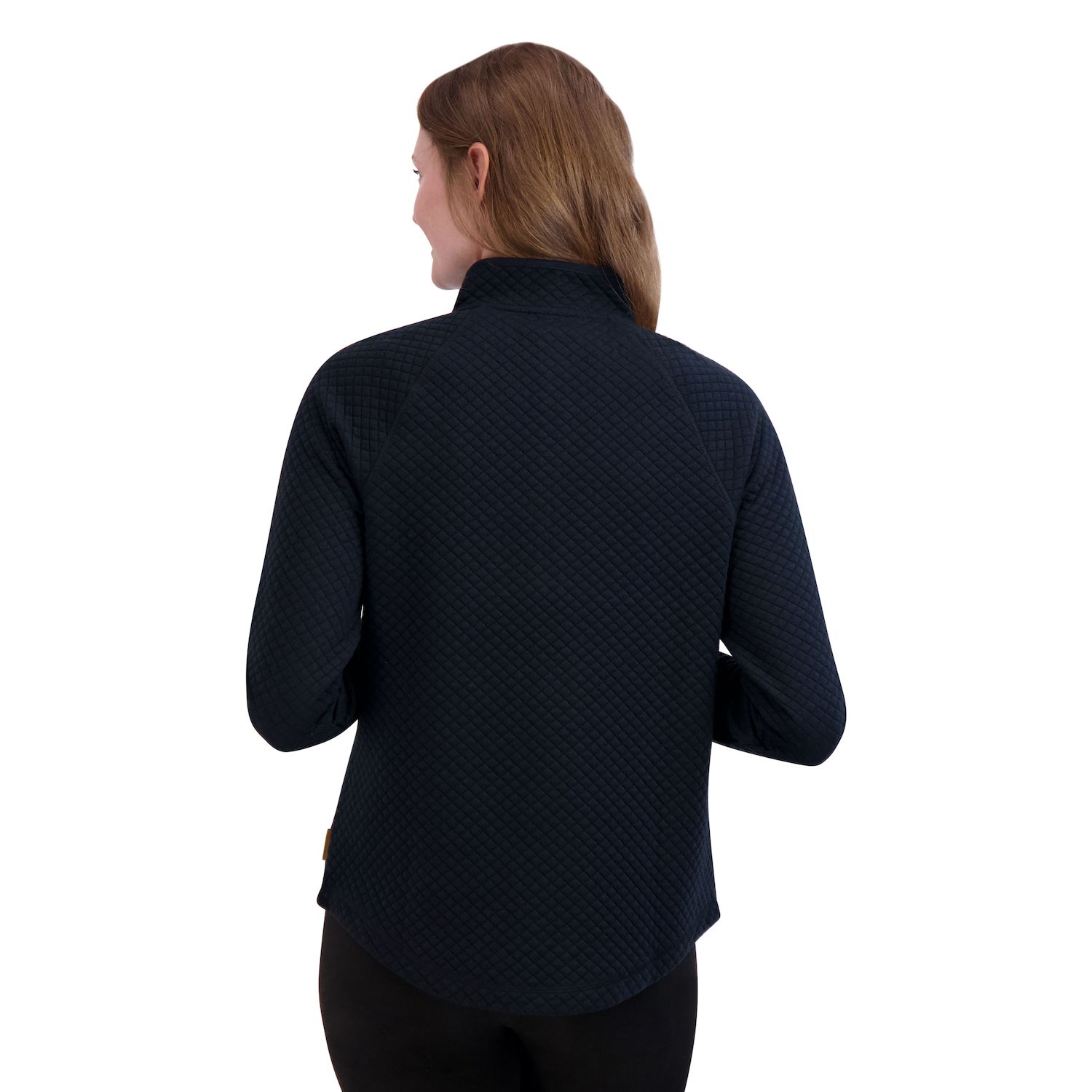цена Женский стеганый пуловер из шамбре ZeroXposur с полукнопками ZeroXposur