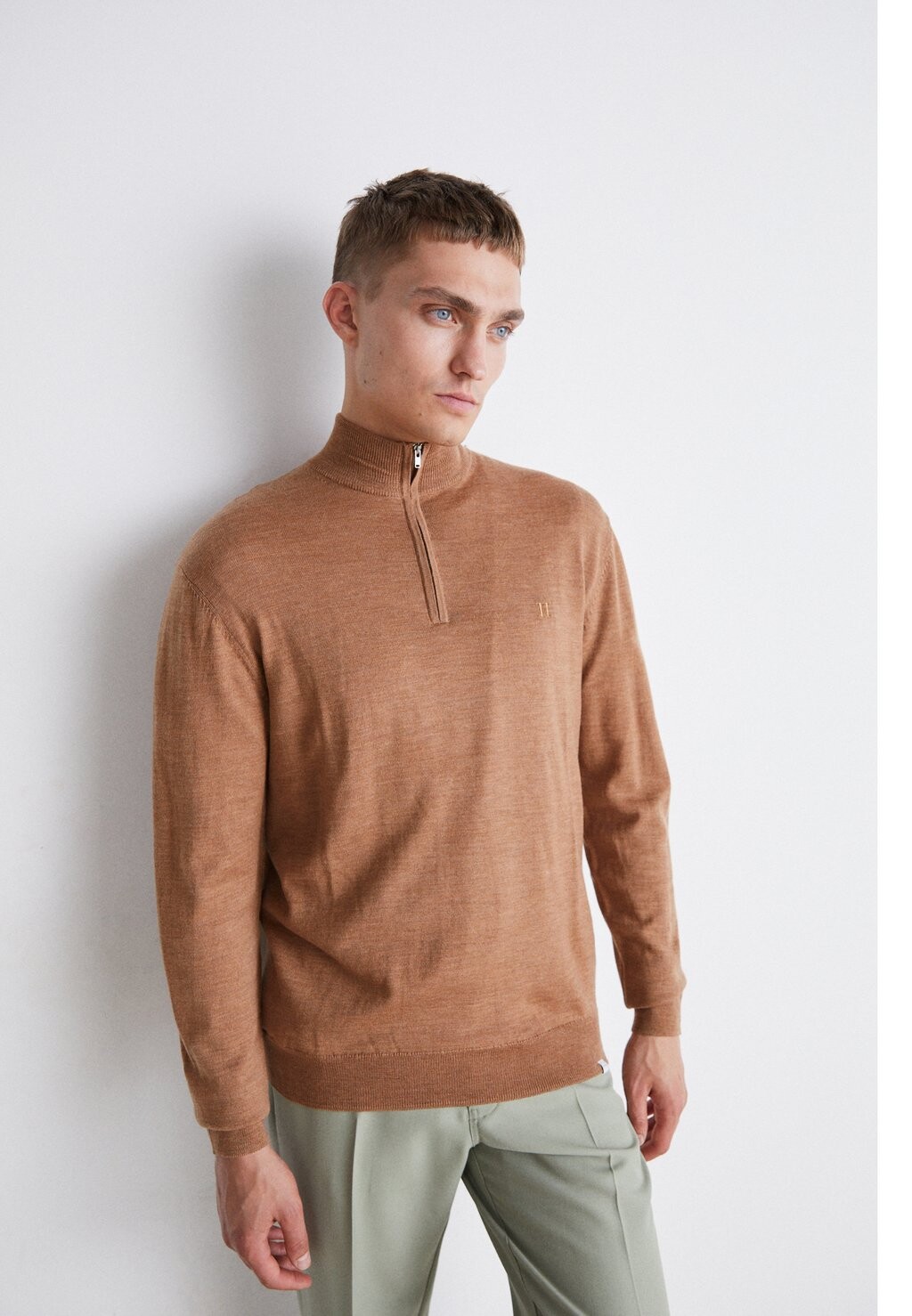 

Джемпер GREYSON HALF ZIP Les Deux, коричневый