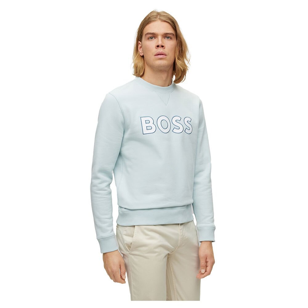 

Толстовка BOSS Welogocrewx 10246692, синий