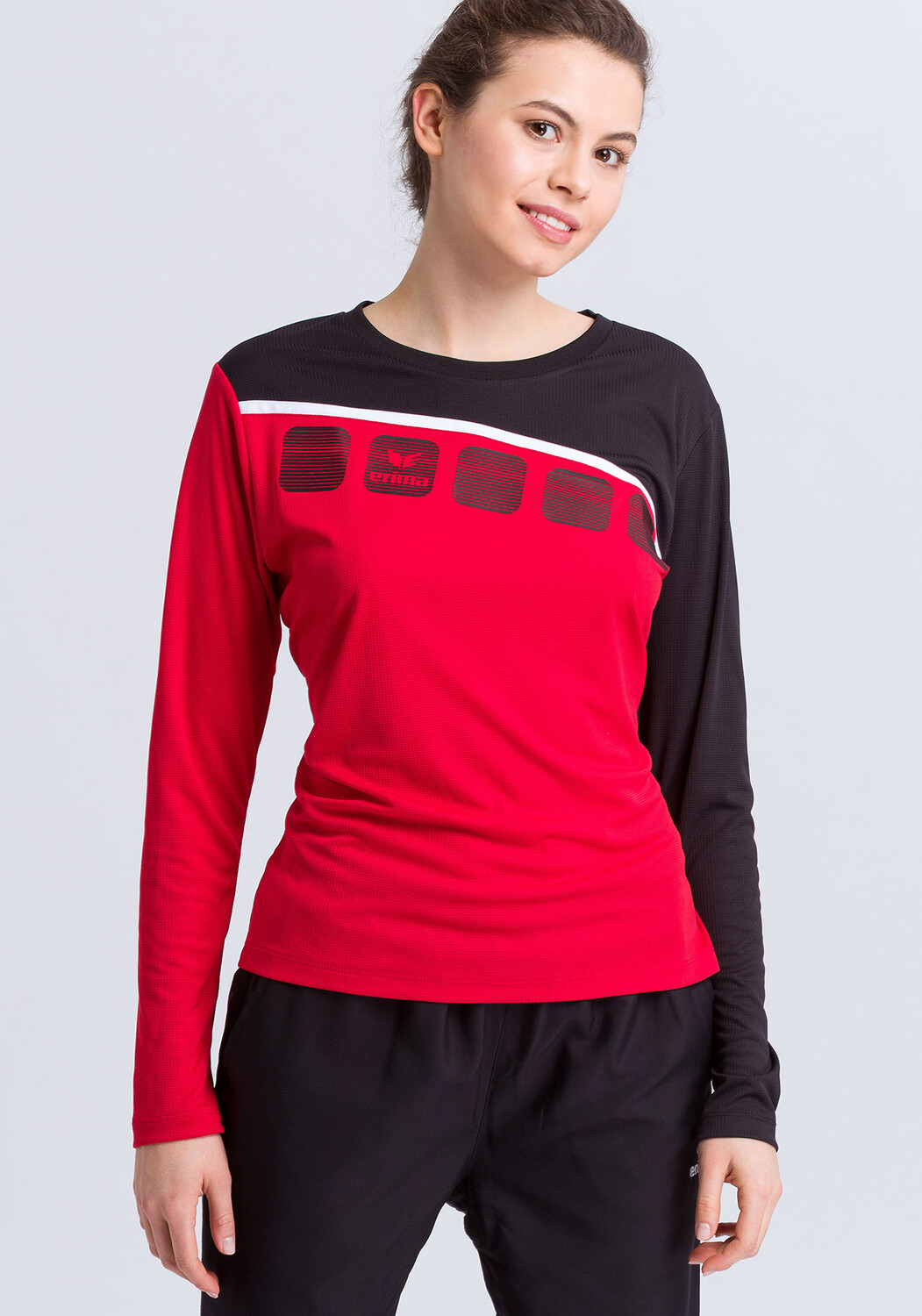 

Спортивная футболка erima 5 C Longsleeve, красный