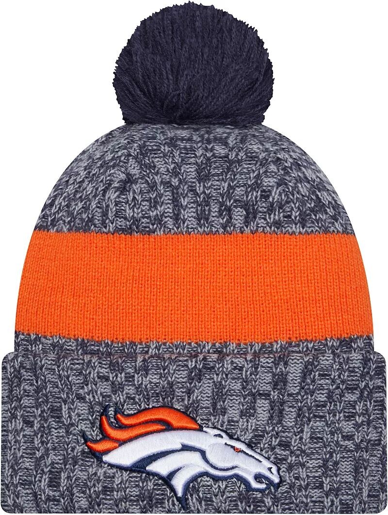 

Мужская спортивная вязаная шапка New Era Denver Broncos 2023 Sideline оранжевая
