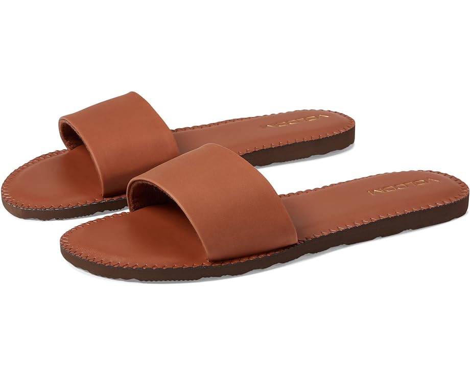 Сандалии Volcom Simple Slide Sandals, цвет Dark Clay