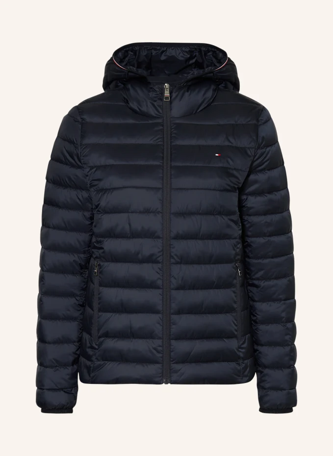 

Стеганая куртка со съемным капюшоном Tommy Hilfiger, синий
