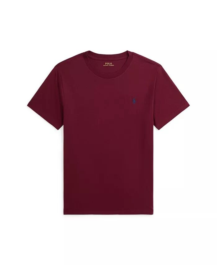 

Футболка с круглым вырезом из хлопкового джерси для мальчиков Big Boys Polo Ralph Lauren, красный