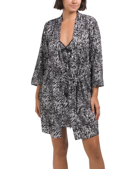

Комплект халата и сорочки из 2 предметов Bcbgmaxazria, черный