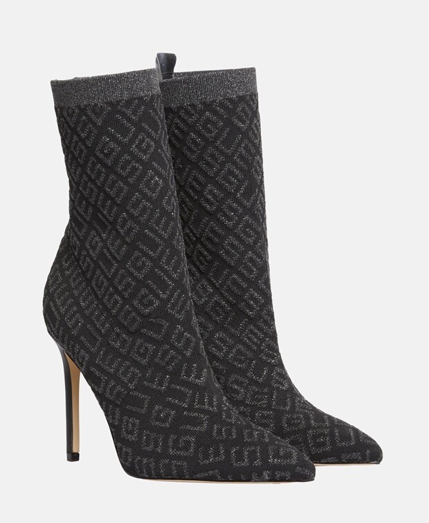 

Телячьи сапоги Guess, черный