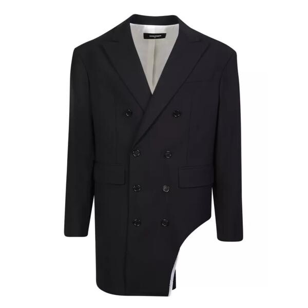 

Куртка black raw cut 80's coat Dsquared2, мультиколор