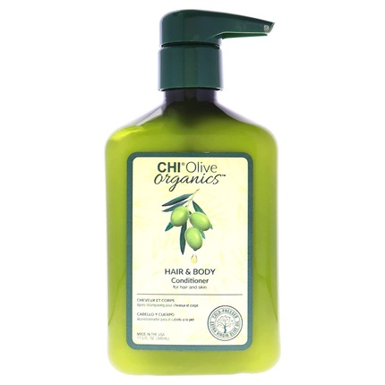 Кондиционер для волос и тела Olive Organics 340 мл, Chi chi olive organics oil масло для волос и тела 59 г 59 мл банка