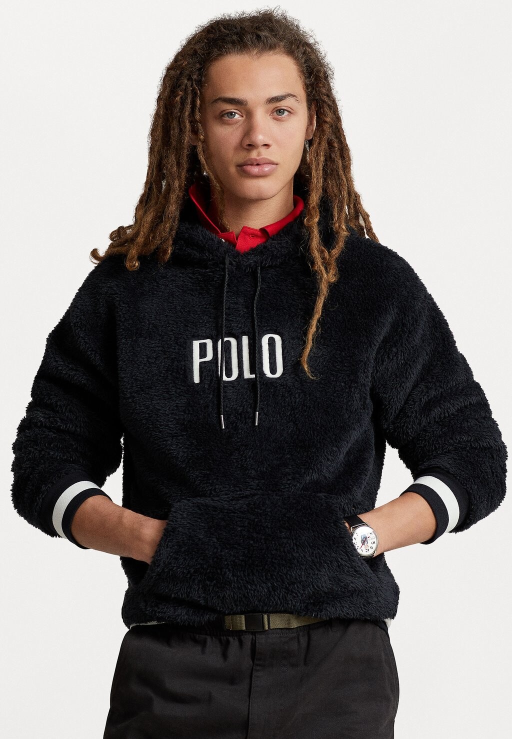 

Толстовка с капюшоном HOOD LONG SLEEVE Polo Ralph Lauren, черный