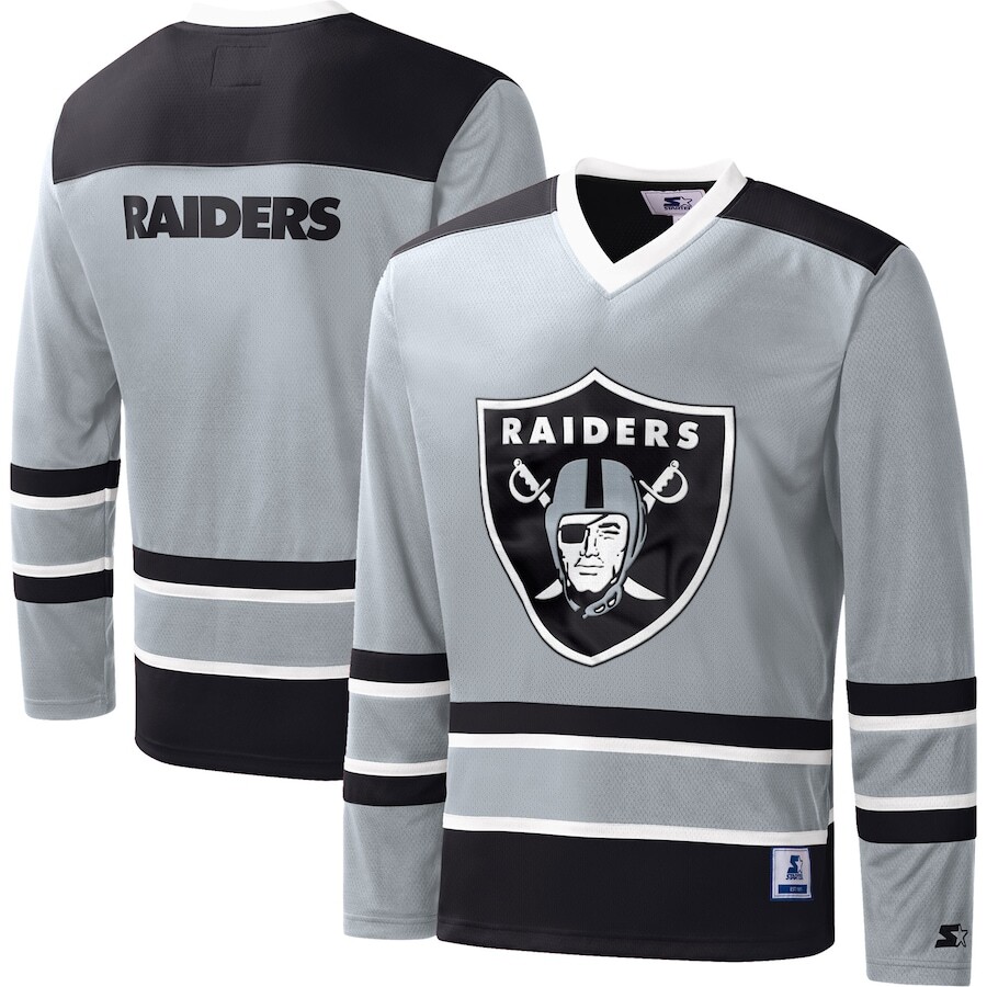 

Футболка Starter Las Vegas Raiders, серебряный