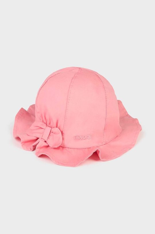 Детская хлопковая шапочка Mayoral, розовый