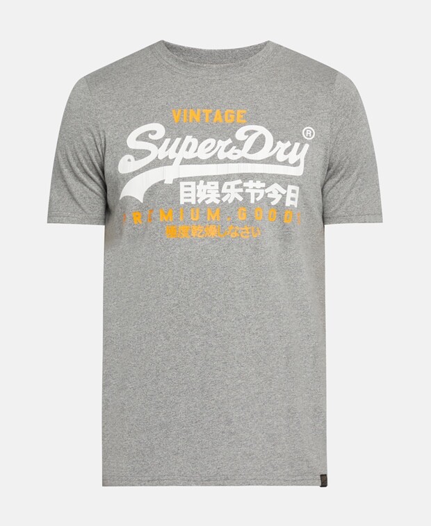 

Футболка Superdry, светло-серый