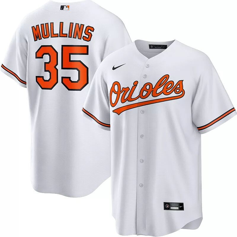 Мужская домашняя майка Nike Baltimore Orioles Cedric Mullins #31 White Cool Base