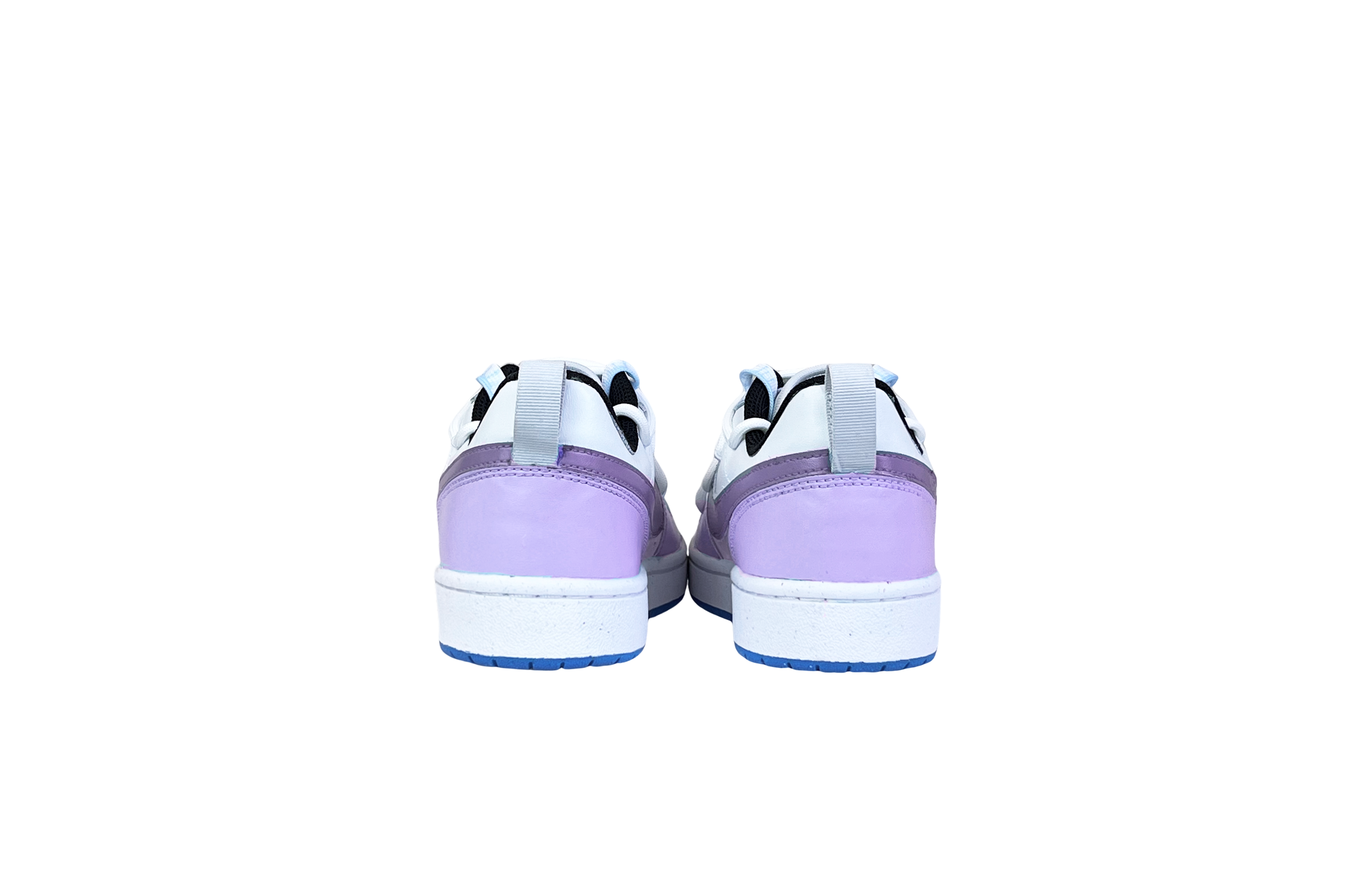 

Кроссовки Nike Court Borough Skateboarding Shoes Women's Low-top White/purple, фиолетовый