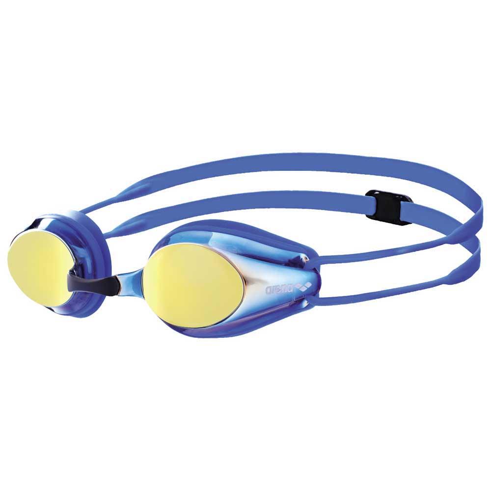 Очки для плавания Arena Tracks Mirror, синий очки для плавания arena tracks розовые