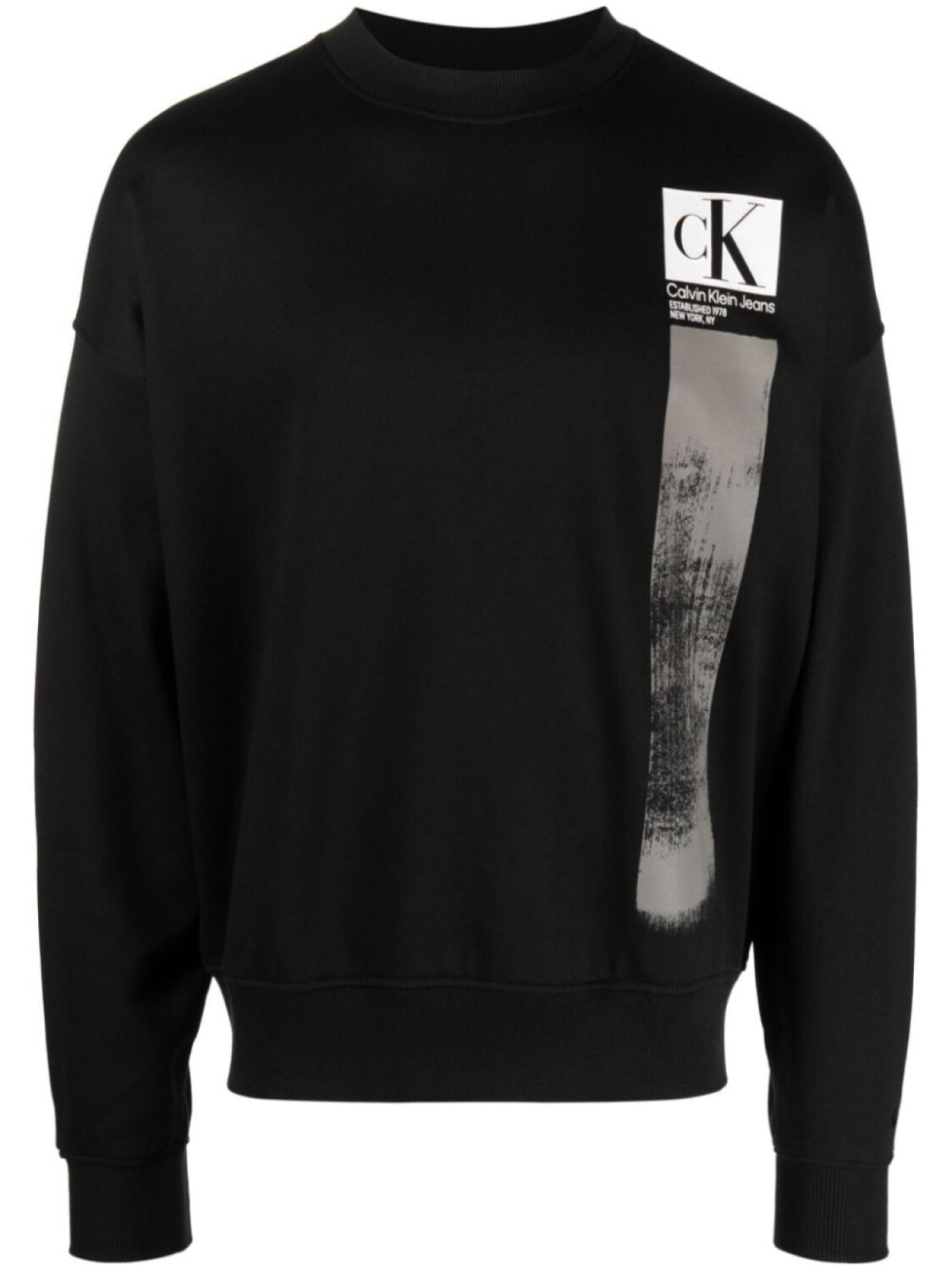 

Calvin Klein Jeans толстовка с логотипом, черный