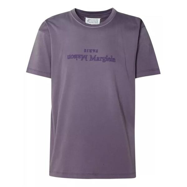 

Футболка purple cotton t-shirt purple Maison Margiela, фиолетовый