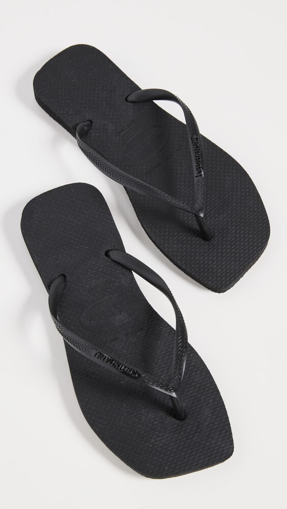 

Шлепанцы Havaianas Slim Square Solid, черный