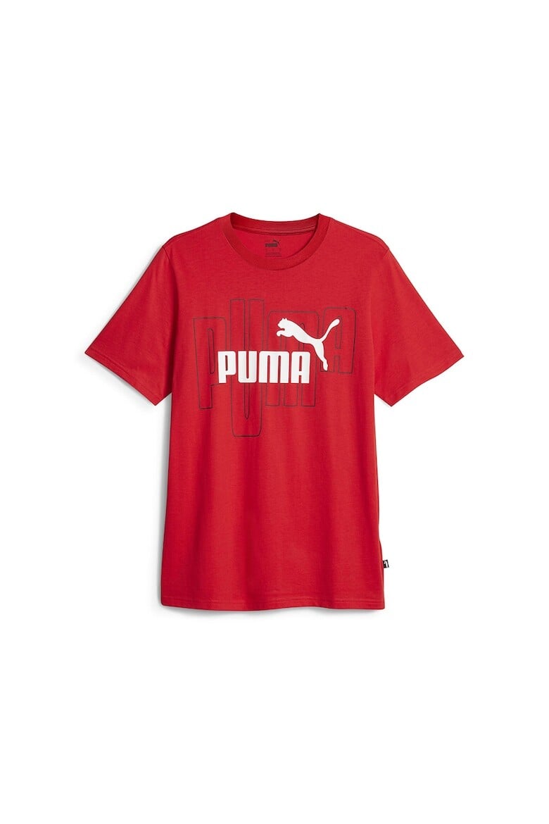

Хлопковая футболка с логотипом Puma, красный