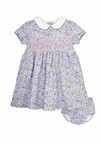 Платье из джерси DITSY FLORAL SMOKED Jojo Maman Bébé, фиолетовый jojo