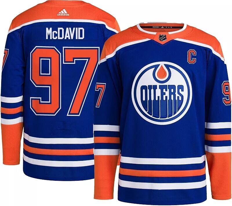 

Adidas Edmonton Oilers Connor McDavid #97 ADIZERO Home Аутентичный джерси