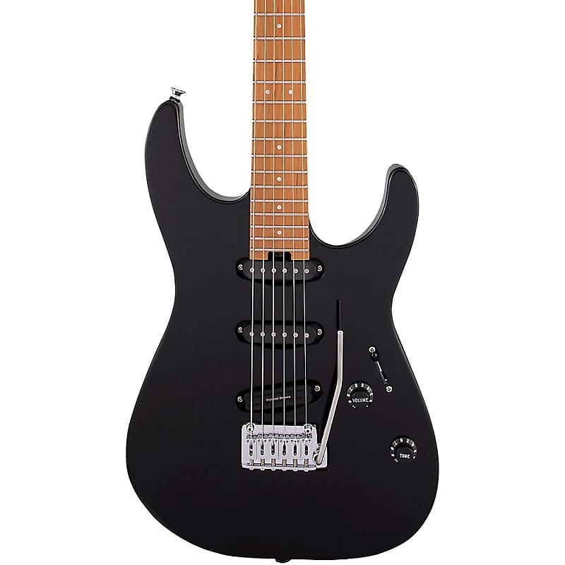 Электрогитара Charvel Pro-Mod DK22 SSS 2PT CM Electric Guitar Gloss Black charvel pm dk22 sss 2pt cm blk электрогитара цвет черный