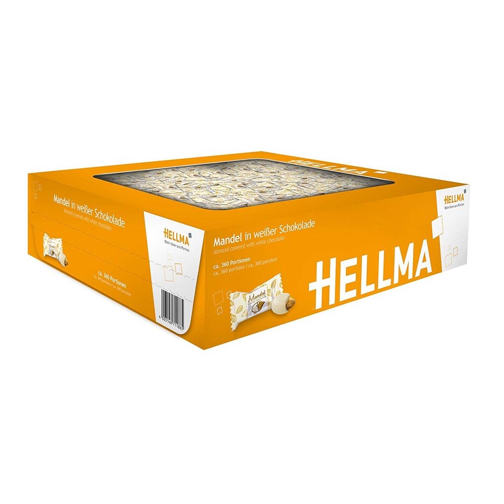 

Hellma миндаль в белом шоколаде 864г Hellma Gastronomie-Servie
