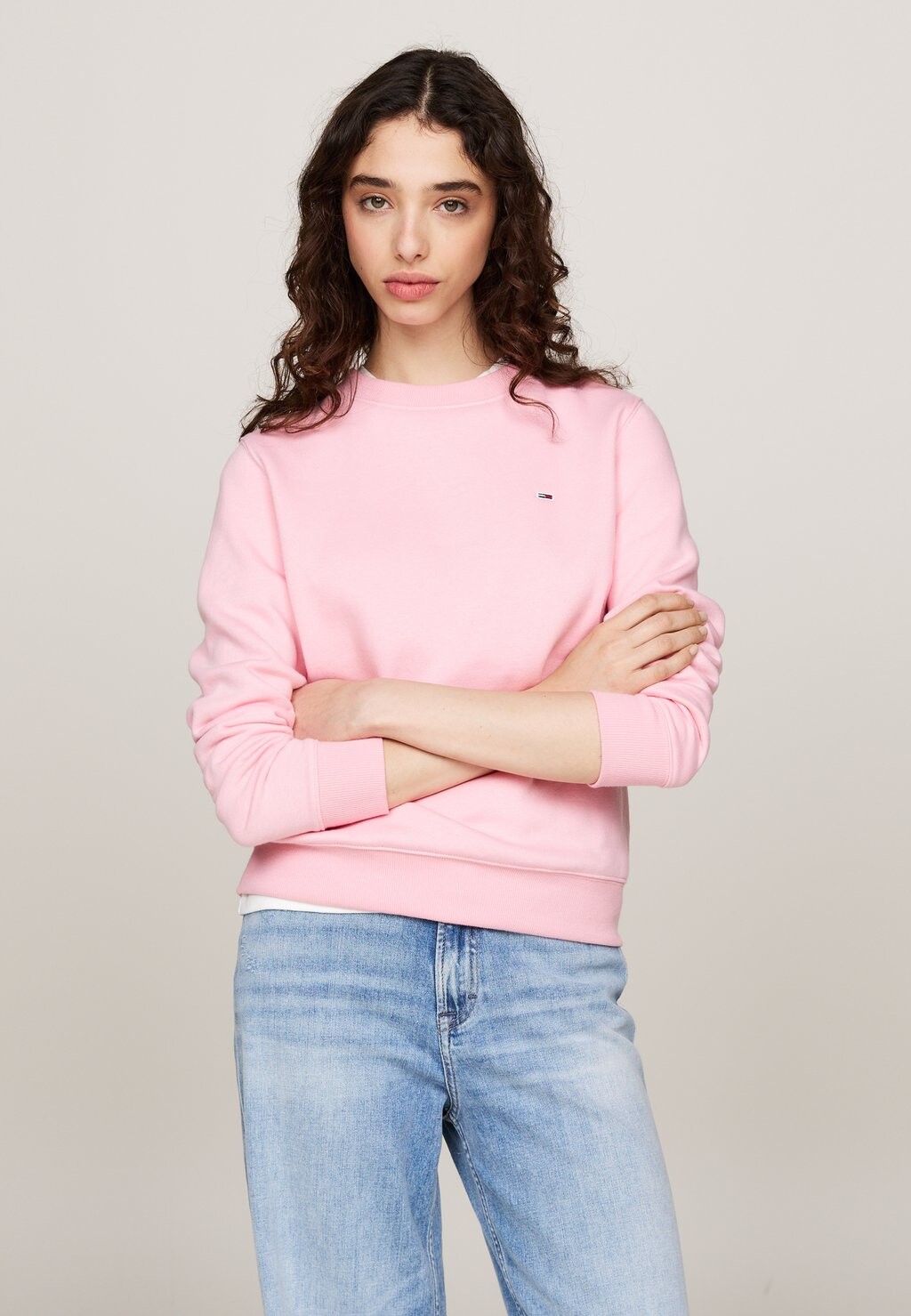 

Толстовка Tommy Jeans, розовый