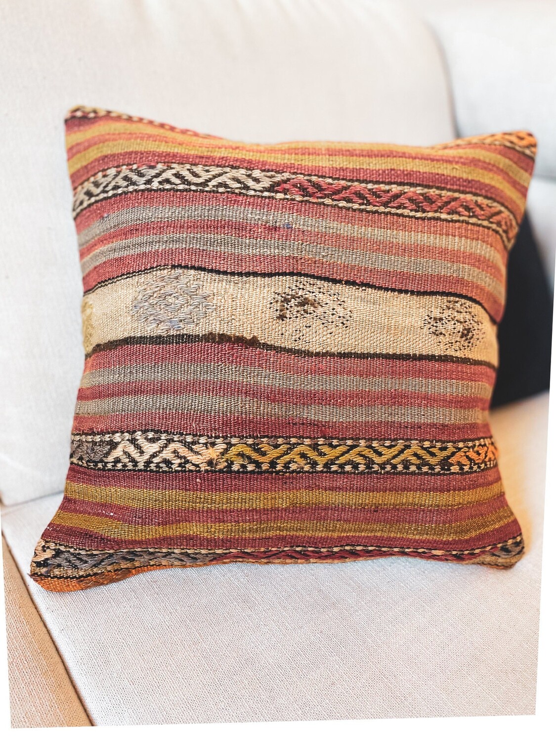 

Подушка Kilim, анатолийская подушка Kilim ручной работы, винтажная органическая цветная аутентичная прочная богемная напольная подушка для дивана, турецкий чехол для подушки Kilim