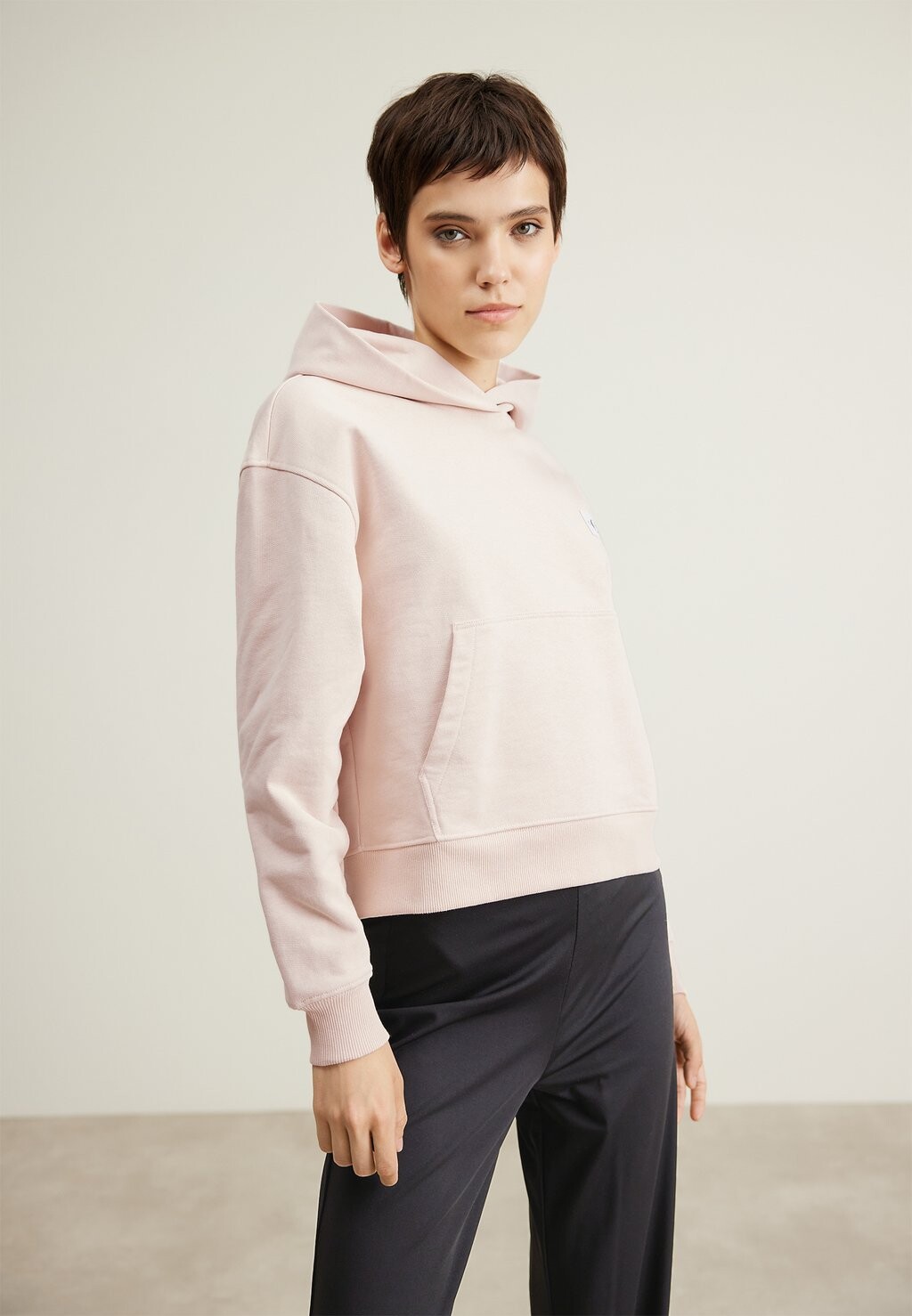 

Толстовка Calvin Klein Jeans LABEL HOODIE, цвет putty beige
