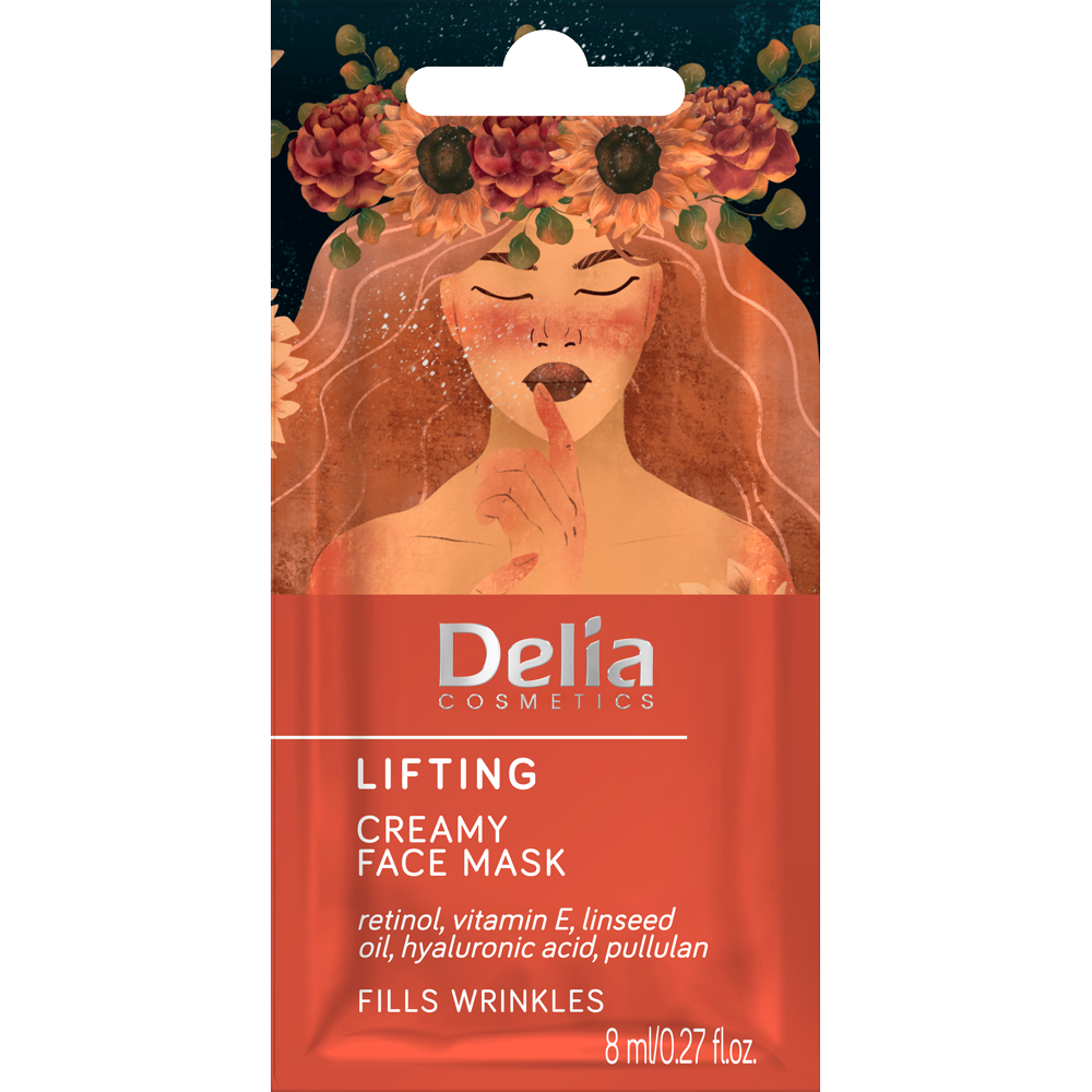 Кремовая маска-лифтинг для лица Delia Lifting, 8 мл цена и фото