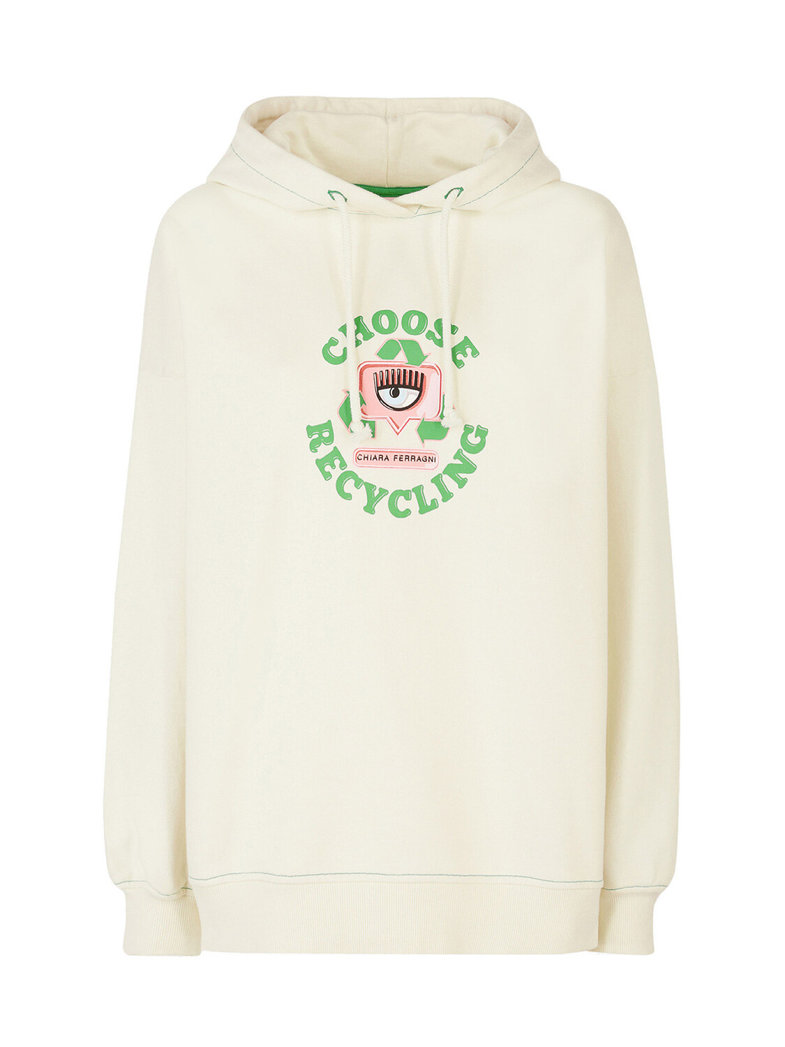 

Выбрать свитшот Recycling Chiara Ferragni, белый