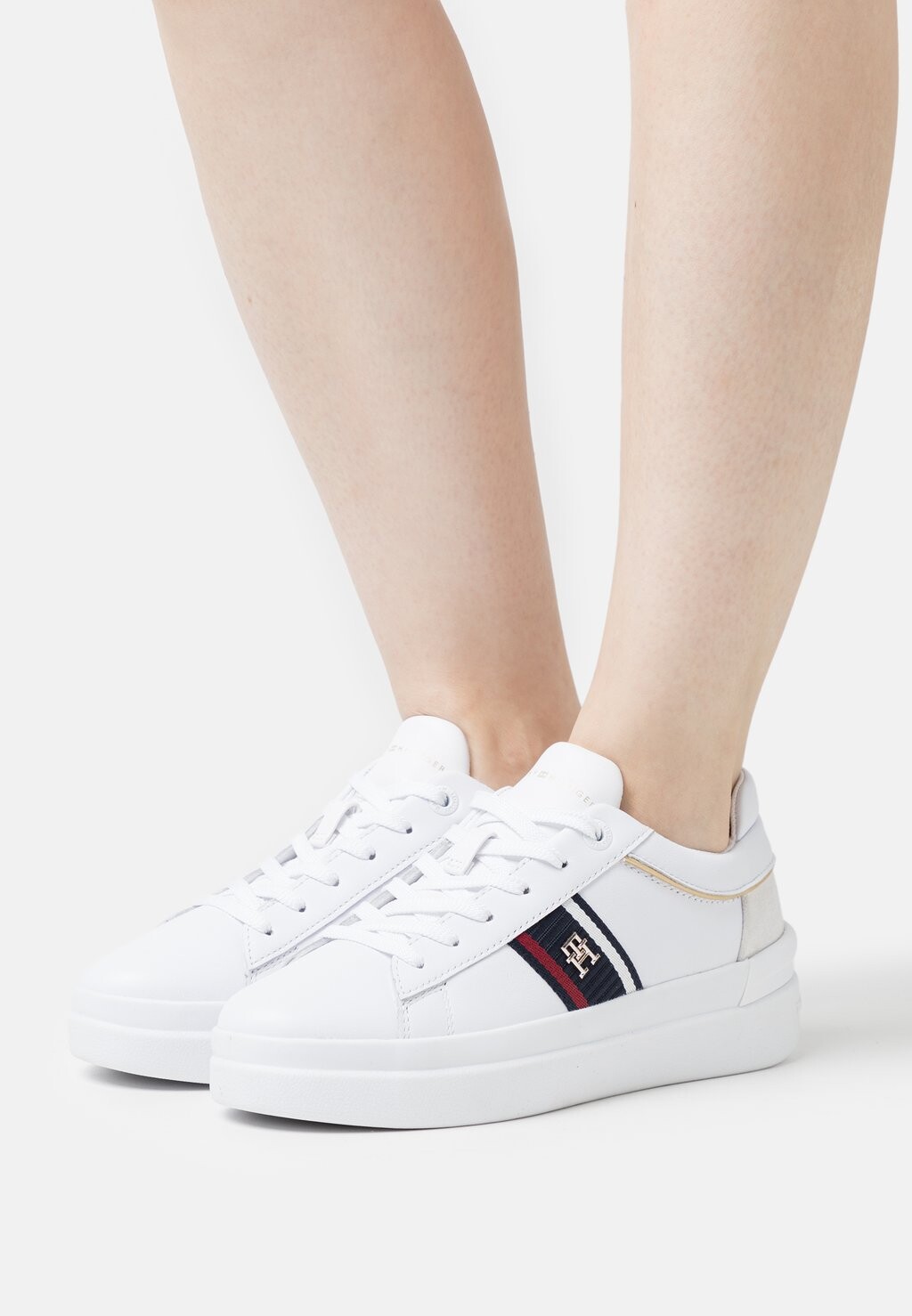 

Кроссовки Tommy Hilfiger, белый Corp Webbing Court, белый