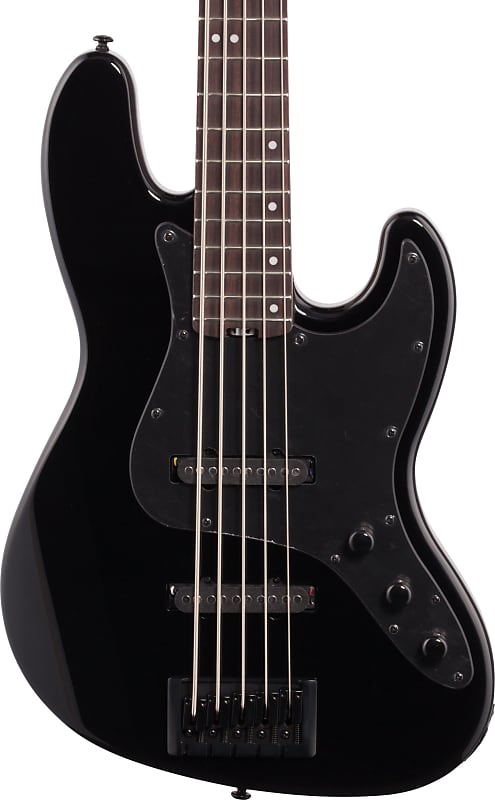 Басс гитара Schecter J-5 5-String Bass Guitar w/ Rosewood Fretboard, Black