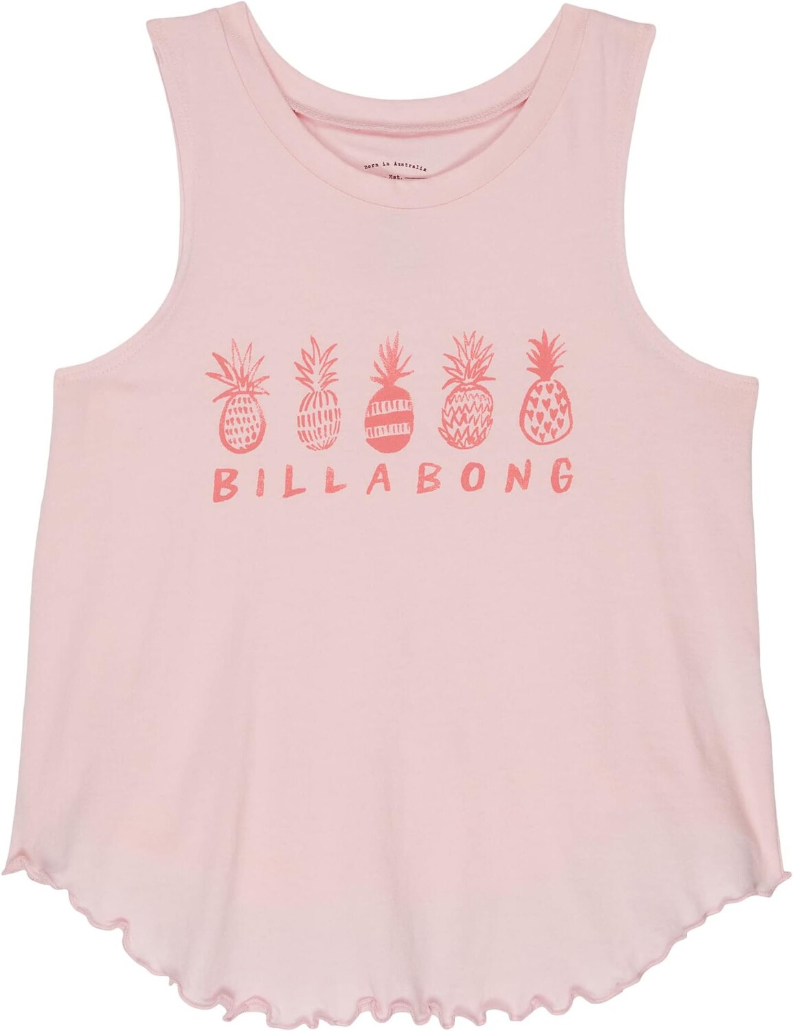 

Топ Make It Tropical Tee (Little Kids/Big Kids) Billabong, цвет Soft Pink
