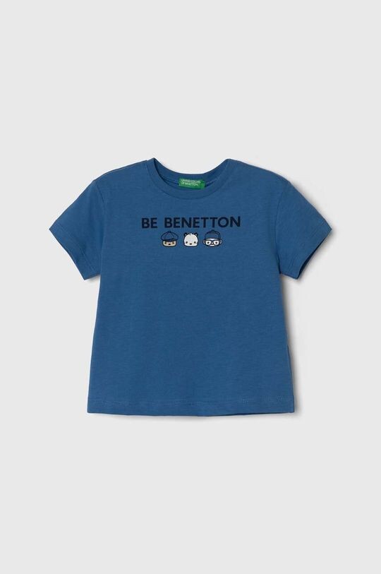 

Хлопковая футболка для детей United Colors of Benetton, синий