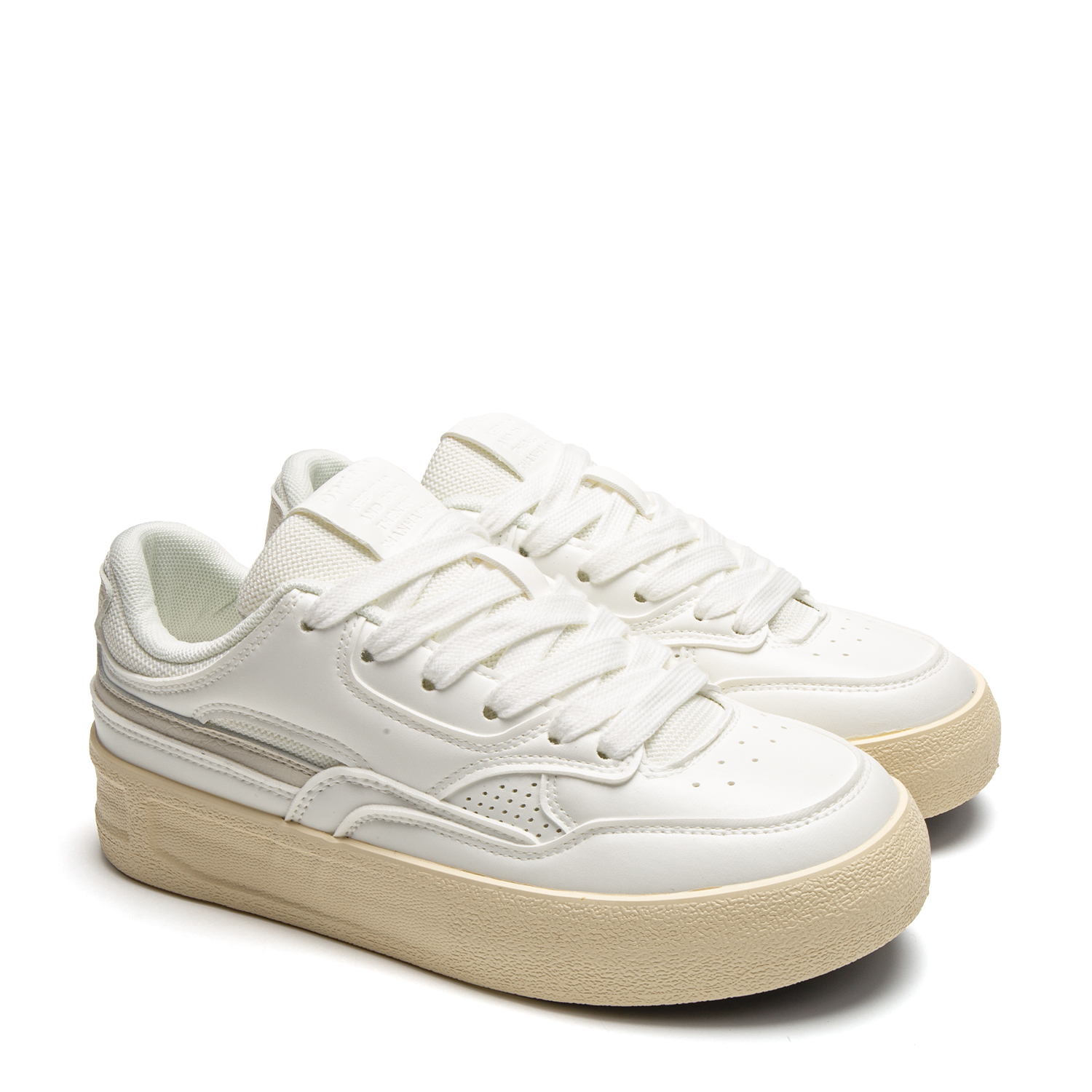 

Кроссовки STAE Skateboarding Shoes Women's Low-top, бежевый/синий