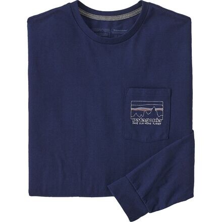 

Футболка 73 Skyline Pocket Responsibili мужская Patagonia, цвет Sound Blue