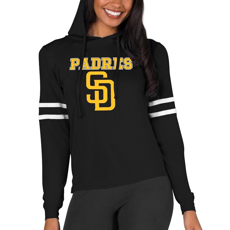 

Футболка с длинным рукавом Concepts Sport San Diego Padres, черный