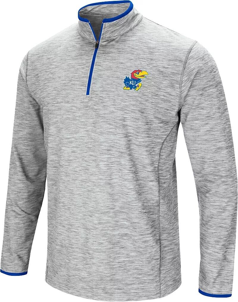 

Colosseum Мужская серая куртка Kansas Jayhawks Rival из полиэстера на молнии